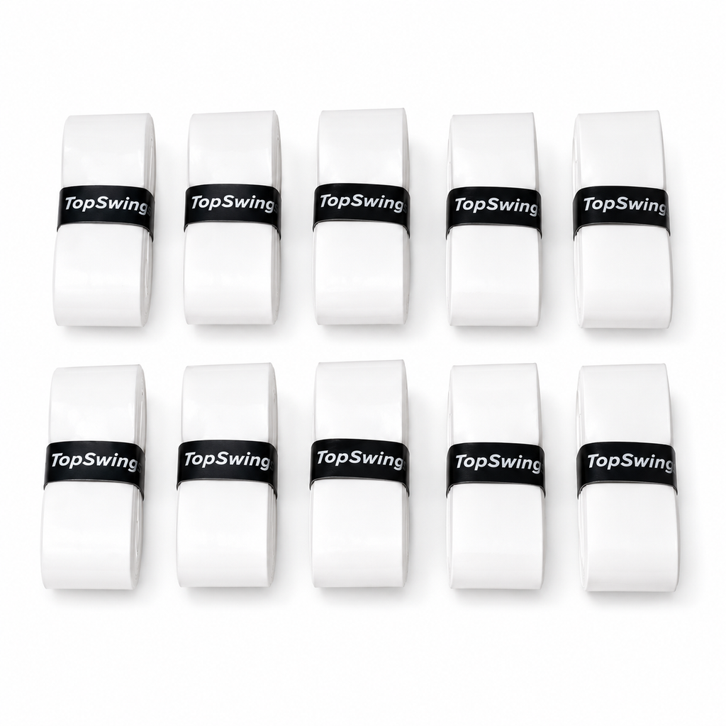 TopSwings Premium Tennis Overgrip Tape (10-Pack) – Anti-Slip Grip for Tennis, Pickleball & Badminton